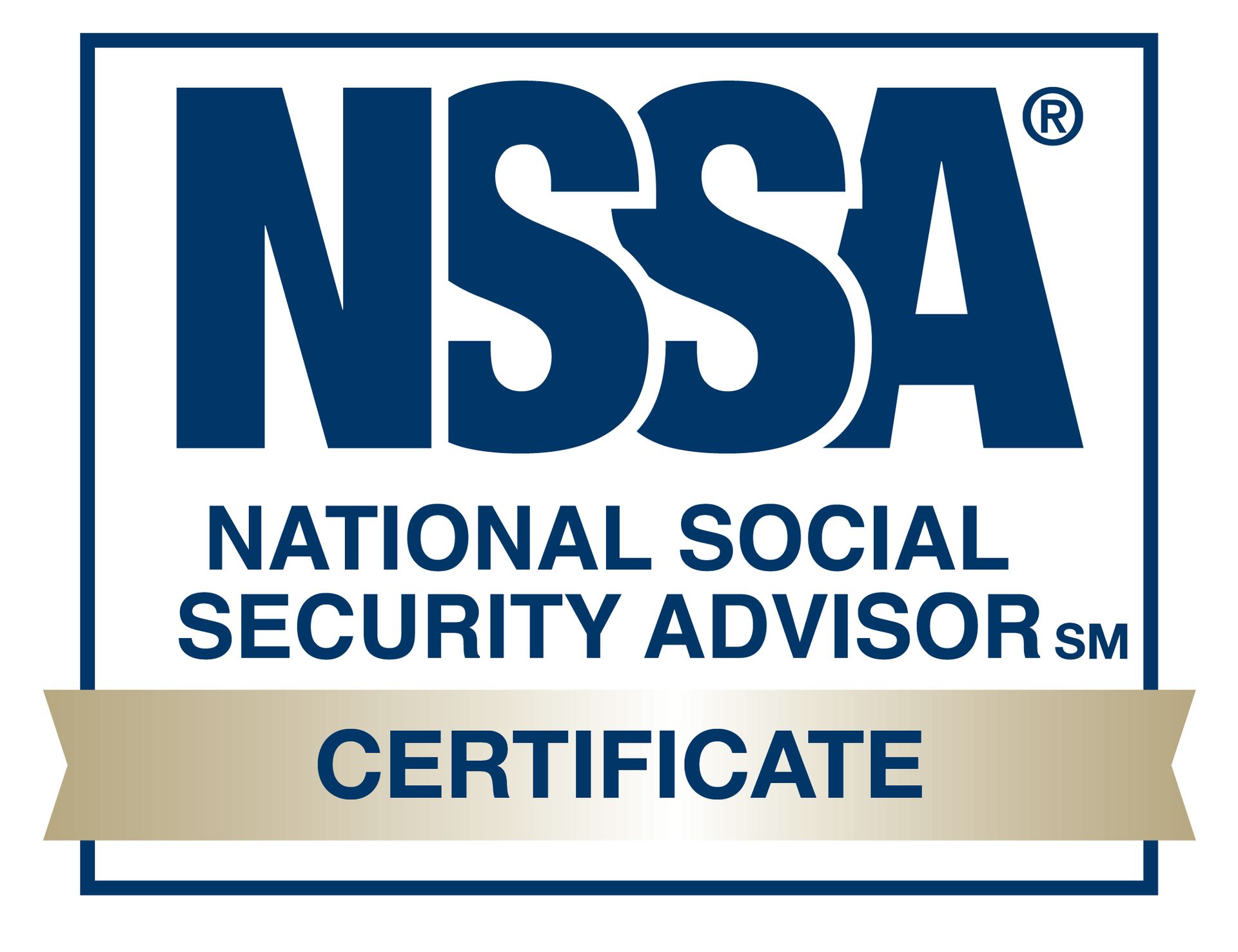 National Social Security Advisor certificate logo